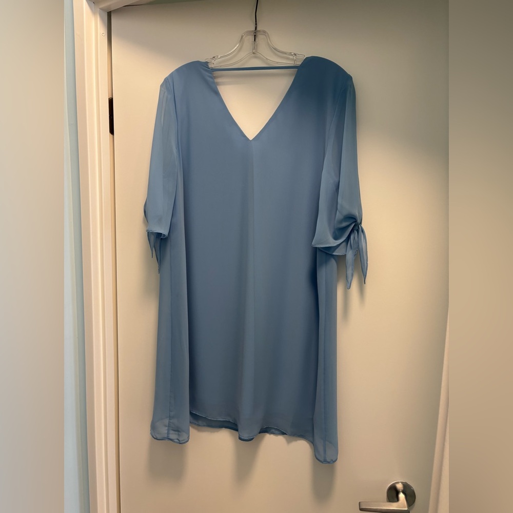 Soprano Blue Sheer Dress